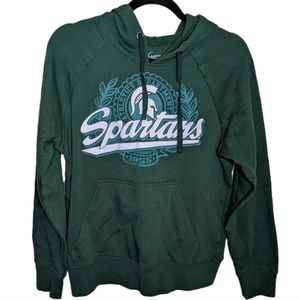 Campus Lifestyle MSU Spartans Green Hoodie Sweatshirt Size M 💚✨